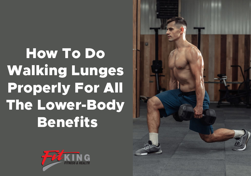 How To Do Walking Lunges Properly For All The Lower-Body Benefits, According To A Trainer