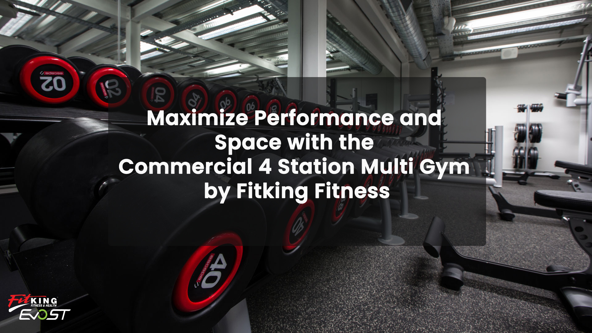 Maximize Performance and Space with the Commercial 4 Station Multi Gym by Fitking Fitness